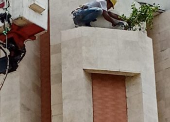 Pohon Liar Monumen Jayandaru Dibersihkan