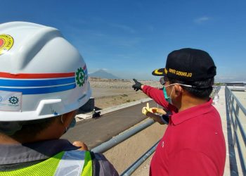 Pj Bupati Hudiyono Tinjau Pembangunan Sanitary Landfill  Jabon