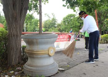 Pj Bupati Sidoarjo Komitmen Jaga Kebersihan Taman