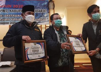 Pj Bupati Hudiyono Apresiasi PWI Sidoarjo Ikut Sukseskan Pilkada