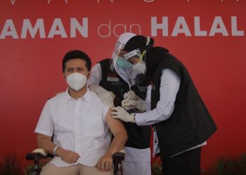 Forkopimda Jatim Awali Vaksinasi Perdana Covid-19