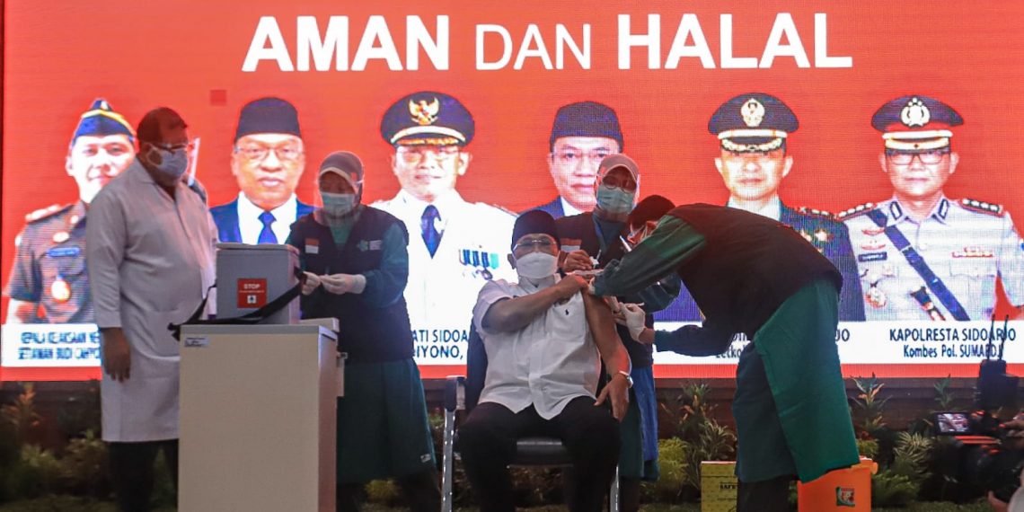 Pj Bupati Hudiyono Tak Merasakan Gejala Aneh Pasca Suntik Vaksin