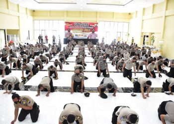 Sebanyak 177 Anggota Polresta Sidoarjo Naik Pangkat