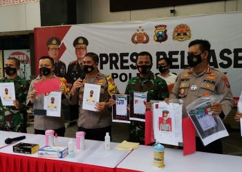 Polda Jatim Bekuk Pelaku Hoak Kasdim Gresik