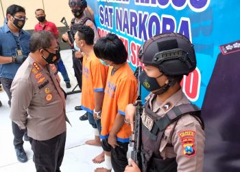Polresta Sidoarjo Tembak Kaki Dua Residivis Pengedar Narkoba