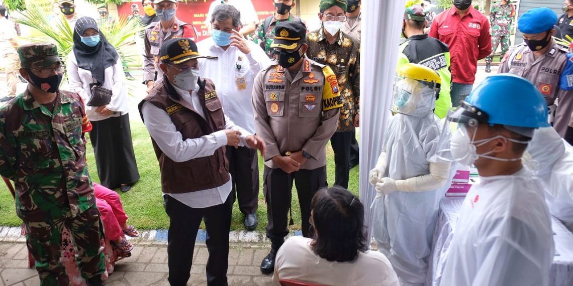 Kawasan PPKM Mikro Sidoarjo Mulai Berjalan