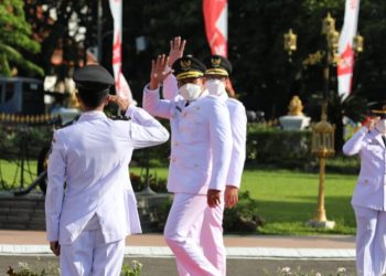 Gus Muhdlor-Subandi Resmi Bupati dan Wabup Sidoarjo