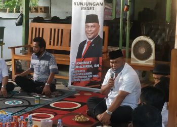 Reses DPR RI Rahmat Muhajirin Disambati Kerusakan Jalan Berlubang