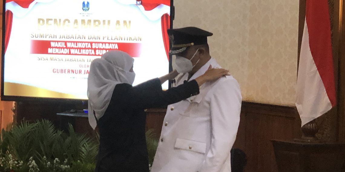 Whisnu Sakti Buana Jabat Wali Kota Surabaya Selama Seminggu