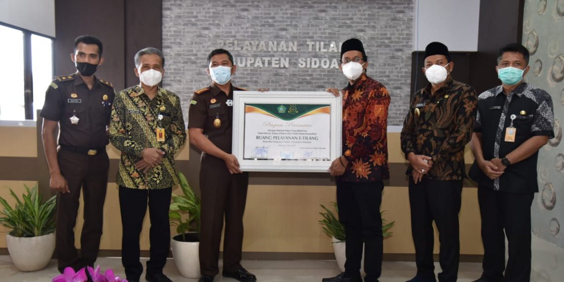 Bupati Sidoarjo Gus Muhdlor Resmikan Layanan e-Tilang di MPP