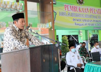 Wabup H Subandi Membuka Pelatihan Barista dan Spa Sidoarjo