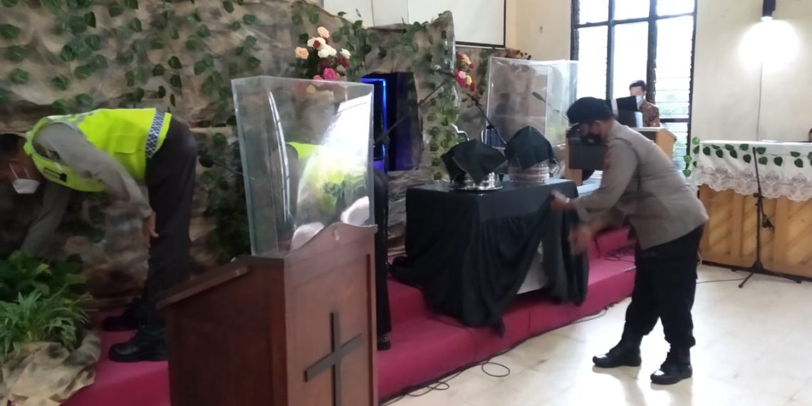 Totalitas Amankan Ibadah Paskah di Sidoarjo