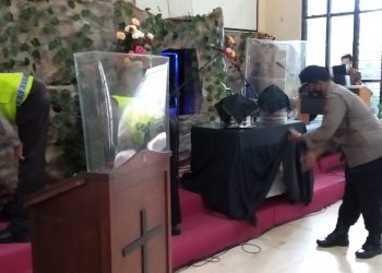 Totalitas Amankan Ibadah Paskah di Sidoarjo