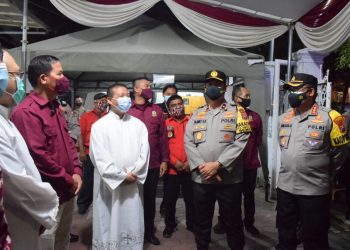 Wakapolda Jatim Cek Pengamanan Paskah di Sidoarjo
