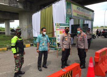 Keselamatan Pengendara Jadi Prioritas di Pos Penyekatan Sidoarjo