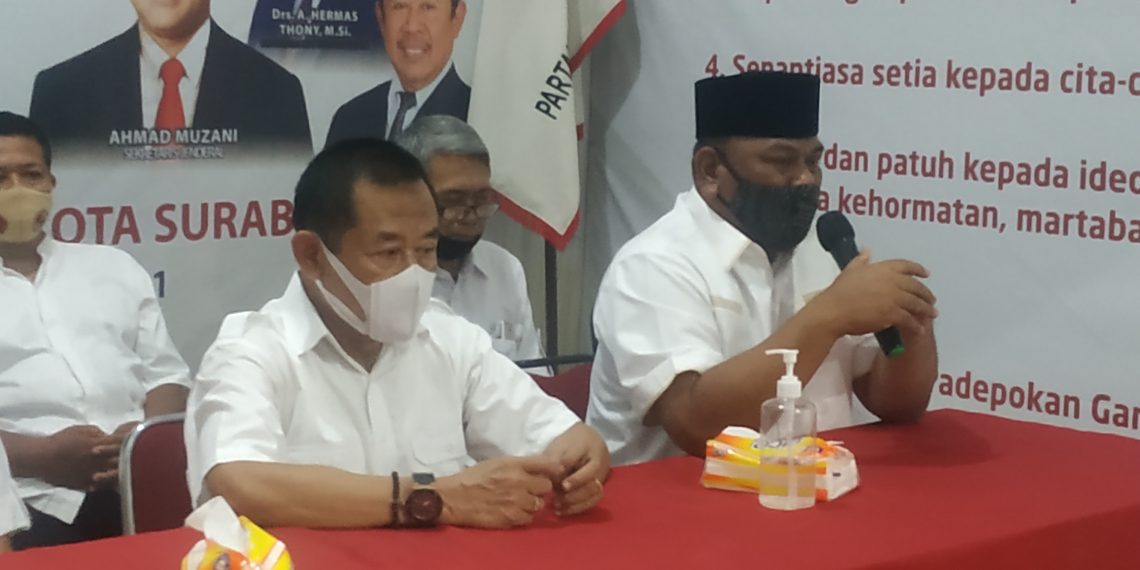 Konsolidasi Gerindra Kota Surabaya, Rahmat Muhajirin Targetkan Penambahan Kursi Legislatif