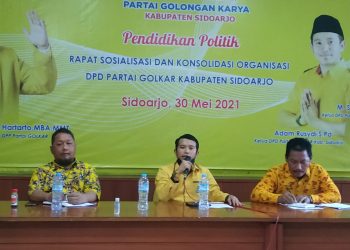 Adam Rusydi Targetkan 8 Kursi Golkar di DPRD Sidoarjo