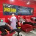 Perkuat Sinergitas, Anggota Propam Polresta Sidoarjo Donor Darah HUT Ke-75 POM AD