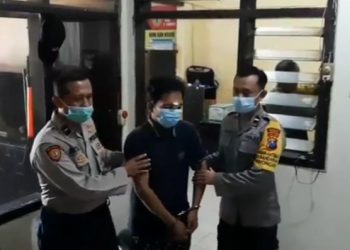 Motor Curian Mogok, Maling Nyonyor Dihajar Massa