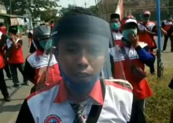 THR Tak Cair, Karyawan PT Livia Mandiri Sejati Demo Pabrik