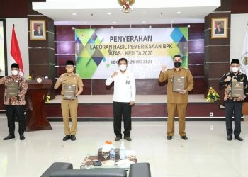 Pemkab Bangkalan Empat kali Quatrick Raih Opini WTP