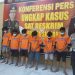 Polresta Sidoarjo Tangkap 6 Preman Pengeroyok Anggota TNI AL
