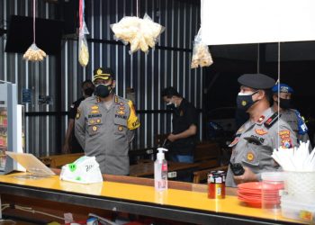 Warkop Kampung Dirazia, Belasan Pengunjung Kena Operasi Yustisi