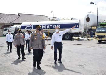 Kapolresta Sidoarjo Pastikan Stok Oksigen Aman
