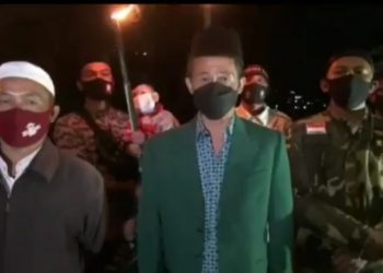 Ritual Ratusan Warga Kelurahan Leduk Usir Covid19