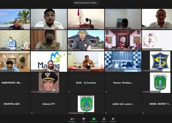 Wawali Surabaya Armuji dan Forkom Wakada Jatim Dorong Percepatan Vaksin Covid-19 di Daerah