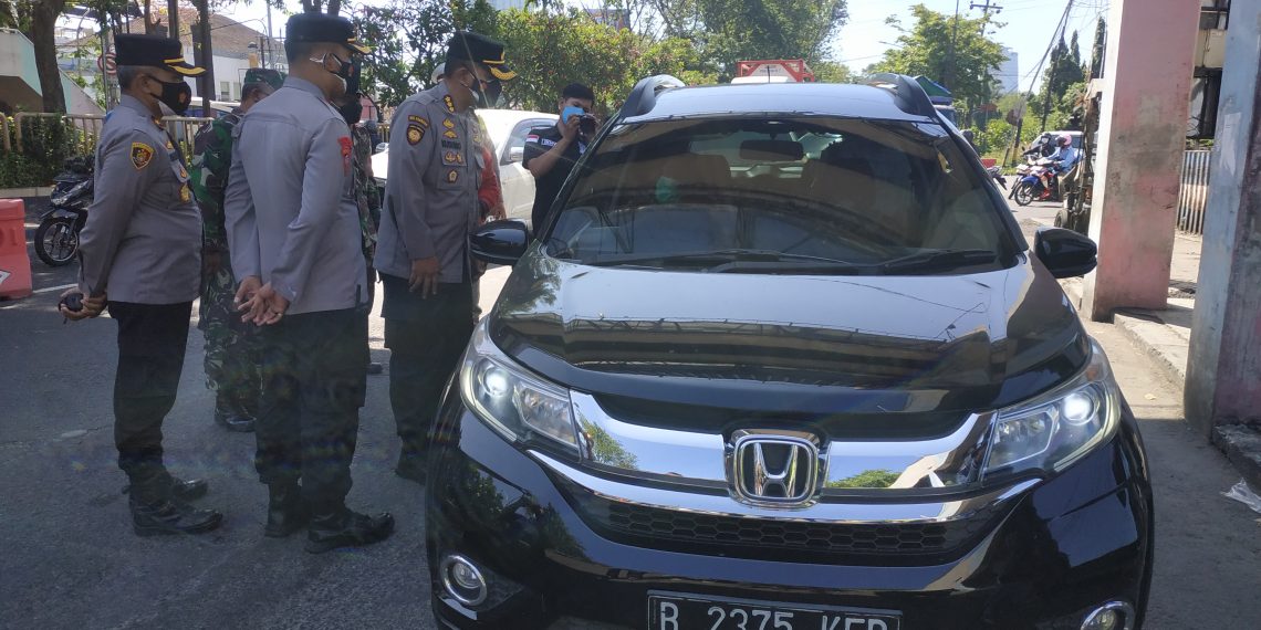 Kapolresta Sidoarjo Cek Pembatasan Mobilitas di Perbatasan