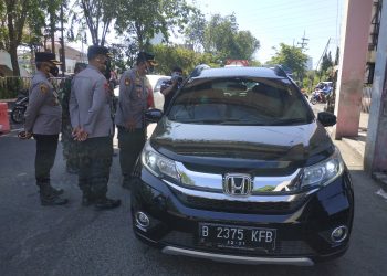 Kapolresta Sidoarjo Cek Pembatasan Mobilitas di Perbatasan