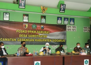 Forkopimda Jatim Cek Wilayah Zona Merah Sidoarjo