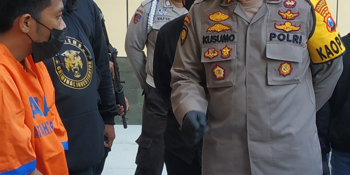 Polresta Sidoarjo Bekuk Residivis Begal 11 Motor