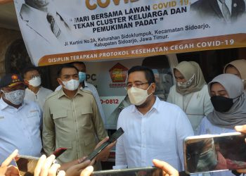 DPC Partai Gerindra Sidoarjo Buka Posko Kesehatan Bantu Warga Isoman Covid-19