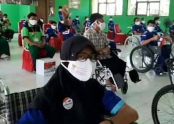 89 Penyandang Difabel Divaksin Tahap 2