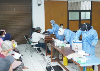 DPC Partai Gerindra Vaksinasi Massal 550 Kader dan Masyarakat Sidoarjo