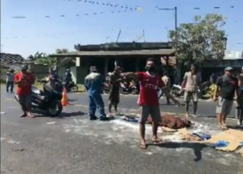 Dua Pemotor Tewas Kecelakaan di Nguling