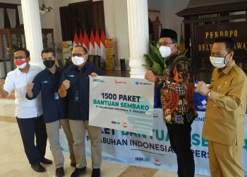 Pelindo III Bantu 1.500 Paket Sembako Warga Isoman Sidoarjo