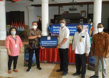 Indomart Bantu Sembako dan Tenda untuk Masyarakat Sidoarjo