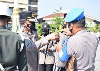 Cegah Covid-19, Polisi Sidoarjo Gelar Operasi Patuh Semeru Pelanggar Prokes