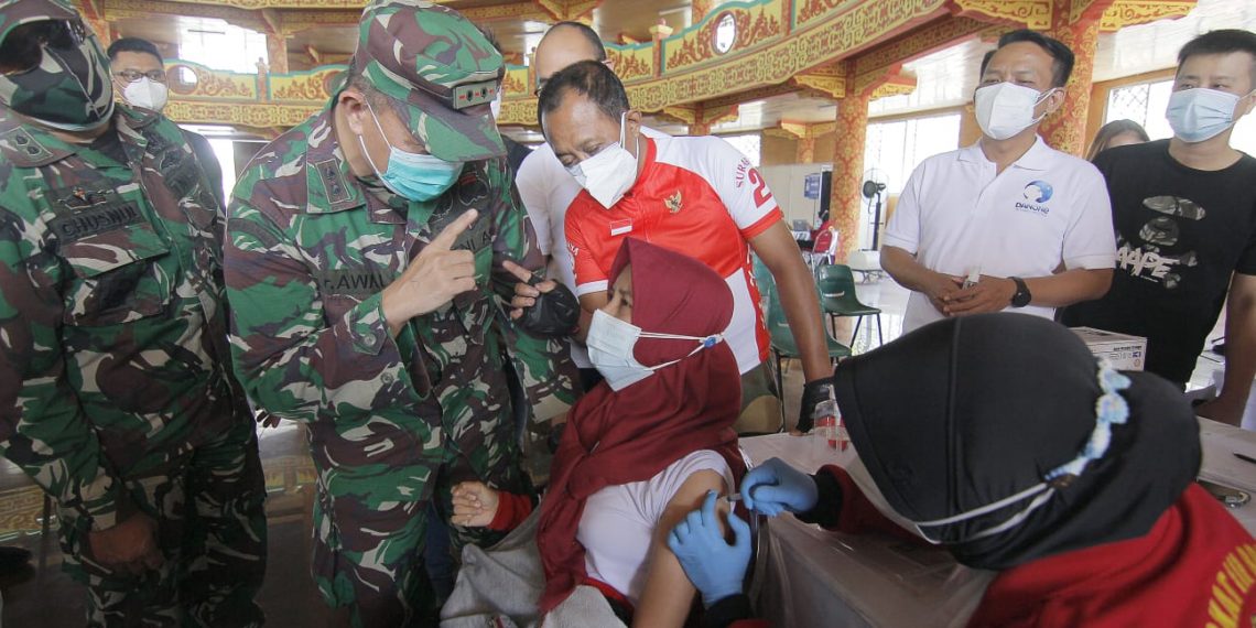 Danone Gelar Sentra Vaksinasi Indonesia Maju di Surabaya