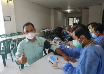 Wabup Subandi Tinjau Vaksinasi Dosis Kedua PKB Sidoarjo