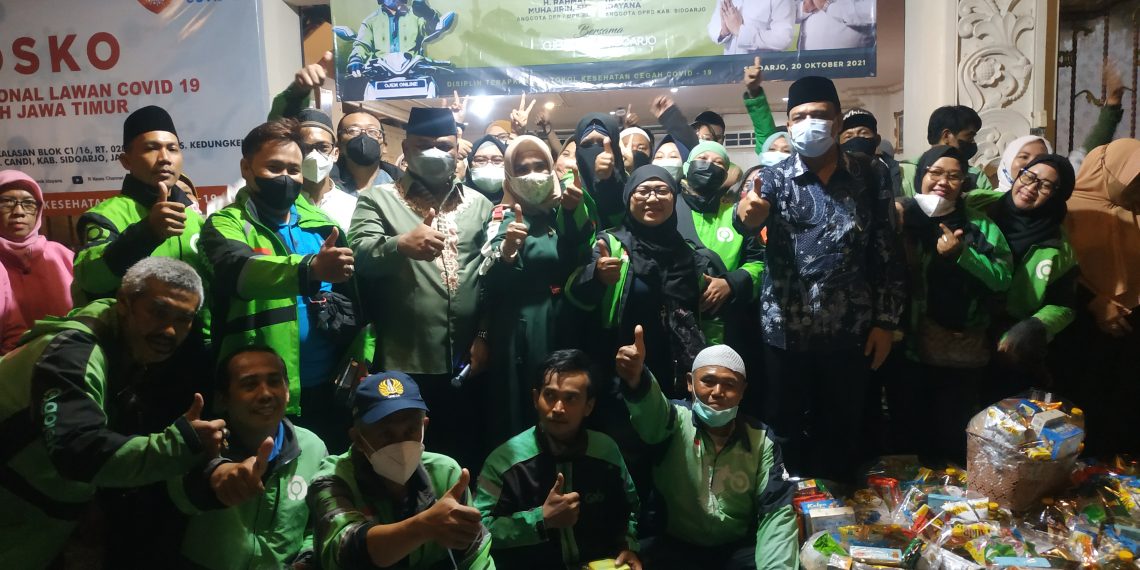 Pasutri Rahmat Muhajirin Siap Bantu Modal Koperasi Ribuan Ojol Sidoarjo