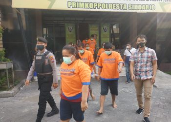 Polresta Sidoarjo Bekuk Sindikat Curat Penumpang Bandara