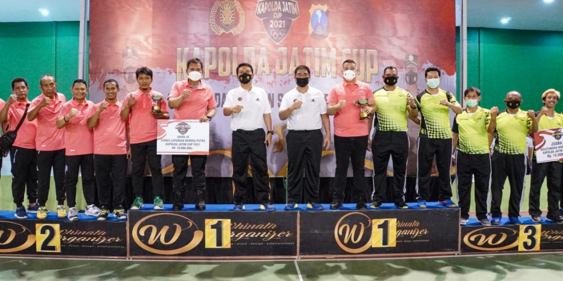 Kapolda Cup 2021, Polresta Sidoarjo Raih Juara Dua dan Tiga