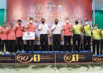 Kapolda Cup 2021, Polresta Sidoarjo Raih Juara Dua dan Tiga