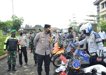 Polresta Sidoarjo Gelar Operasi Tertib Lalin dan Patuh Prokes Selama Dua Pekan