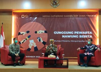 Gelar Media Gathering, DJP Jatim 2 Gandeng Wartawan Sosialisasi Insentif Pajak RUU HPP