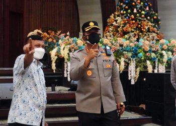 Jelang Natal 2021, Kapolresta Sidoarjo Cek Kesiapan Gereja